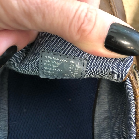 Mens American Eagle Brown Slip On Loafers Boat Shoes Size 6 - Picture 7 of 7